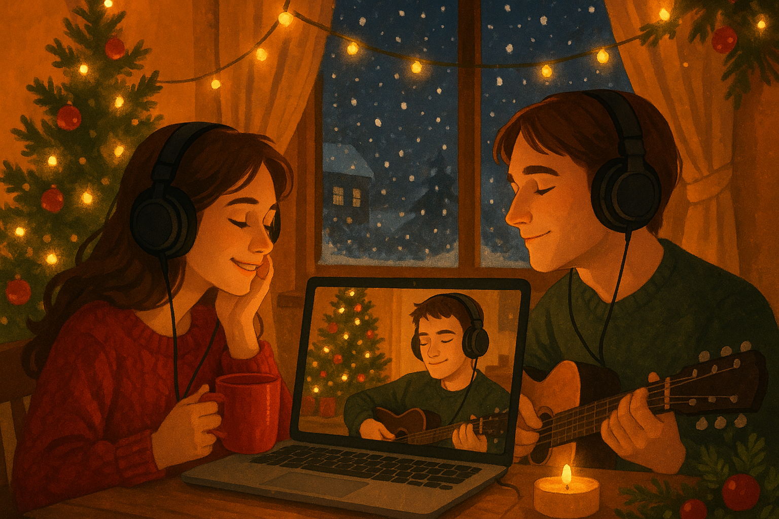 Christmas gift idea: custom Christmas song for your long-distance partner