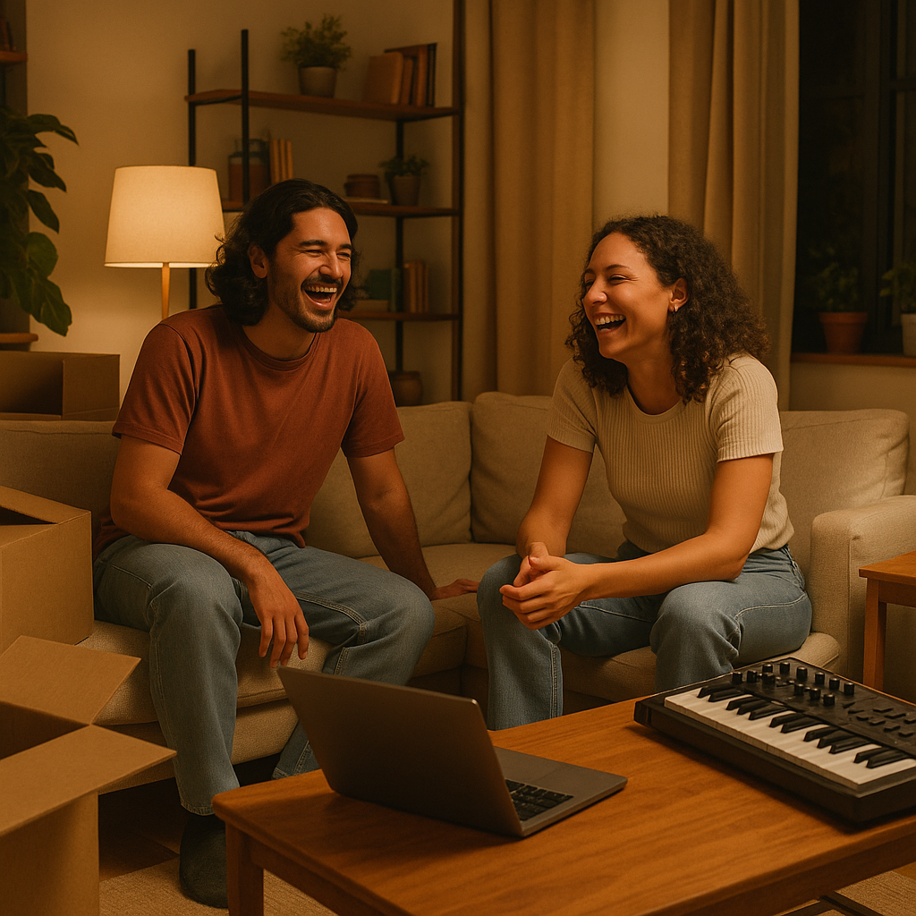 How to create a personalised housewarming song for flatmates