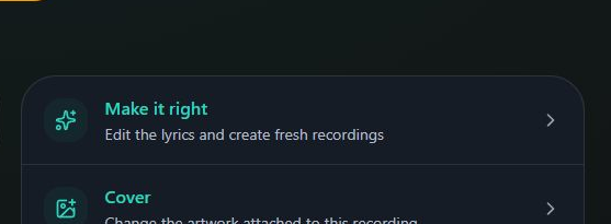Open Make it right. Computer view. Highlighted: Open Make it right.