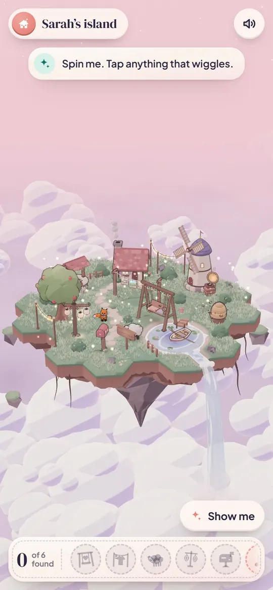 Pocket Island, una pequeña isla con regalos por descubrir y un molino donde espera la canción