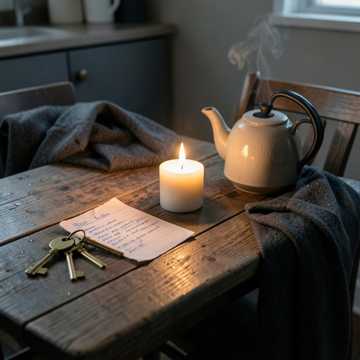 You Stayed When It Got Quiet personalized thank you song sample cover