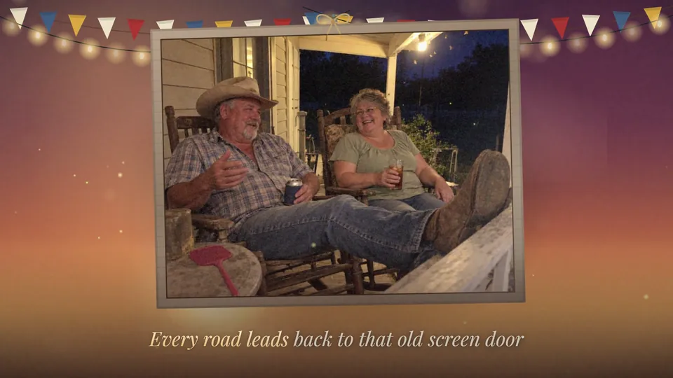 Sample personalized video gift for Father's Day, Back Porch style