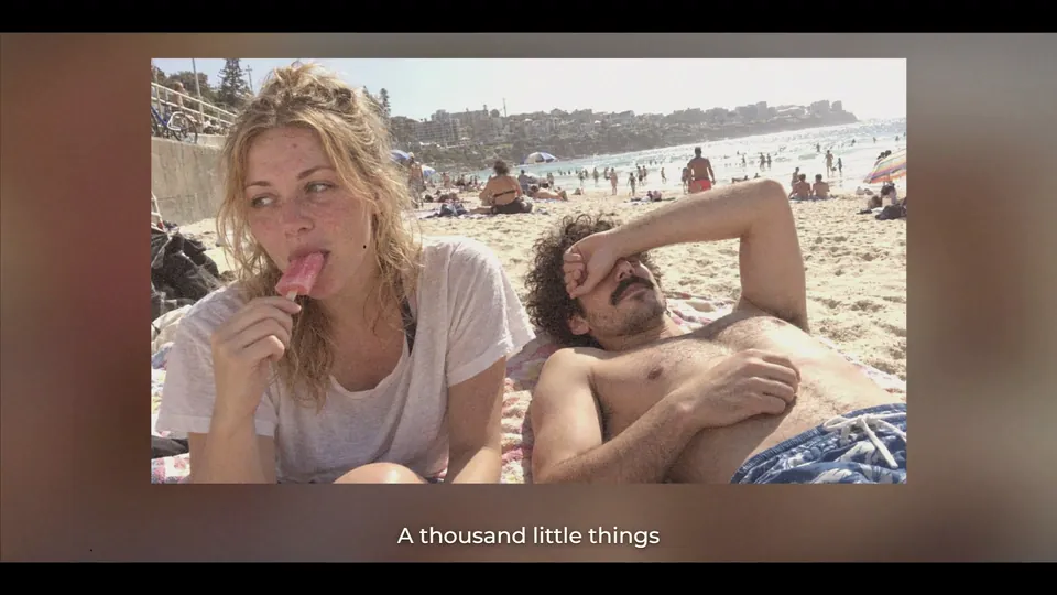 Sample personalized video gift for a 1st anniversary, Indie Reel style