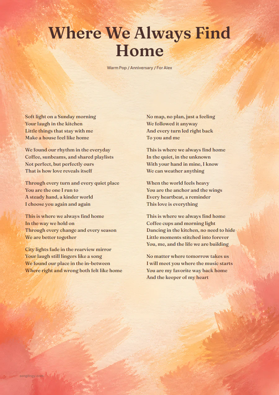 Golden Hour lyric print design preview